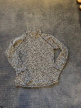 Lucy Leopard Half Zip Pullover